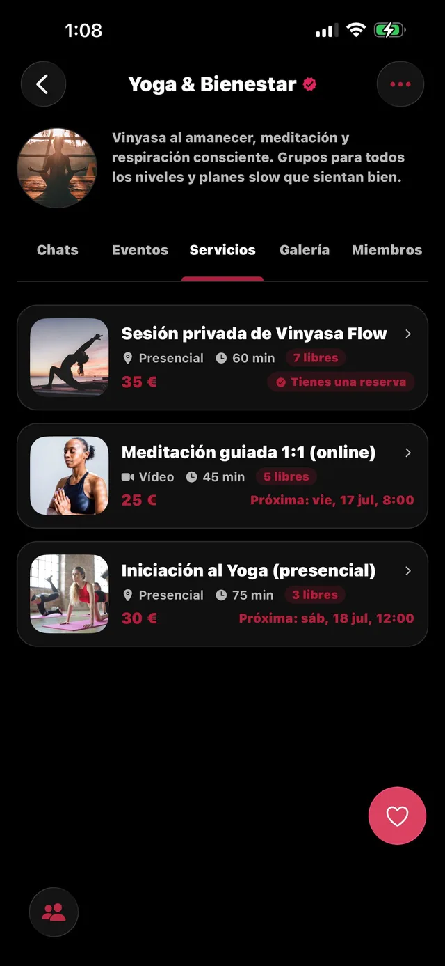 Mon — Servicios